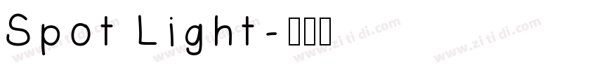 Spot Light字体转换